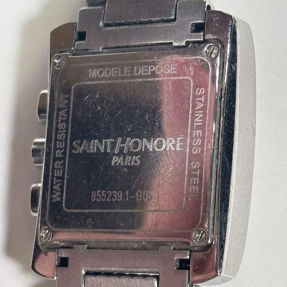 Saint Honore Paris Swiss Quartz Chronograph Women’s Wristwatch Crystal Bezel - Picture 3 of 6